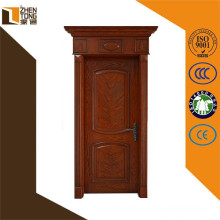 Luxury carving modern solid wooden door design